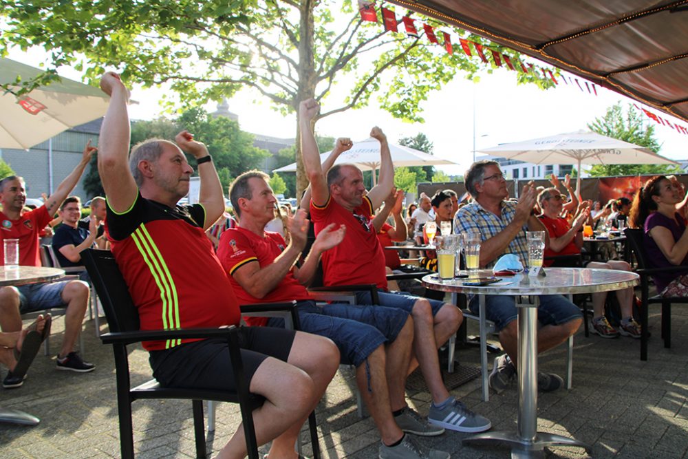 Public Viewing in St. Vith (Bild: Robin Emonts/BRF)