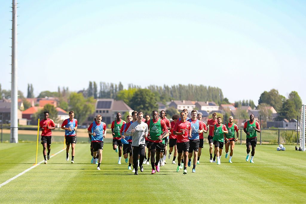 Training der Roten Teufel am 1. Juni in Tubize (Bild: Bruno Fahy/Belga)