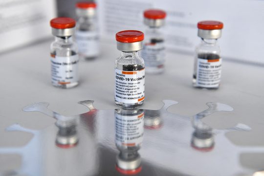 Corona-Impfstoff der Firma Sinovac (Bild: Lilian Suwanrumpha/AFP)