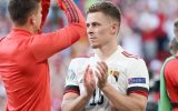 Thorgan Hazard nach dem Gruppenspiel gegen Dänemark am 17. Juni (Bild: Bruno Fahy/Belga)