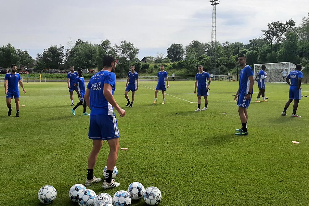 Trainingsauftakt bei der AS Eupen (Bild: Christophe Ramjoie/BRF)