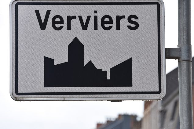 Ortsschild Verviers (Bild: Jean-Luc Flemal/Belga)