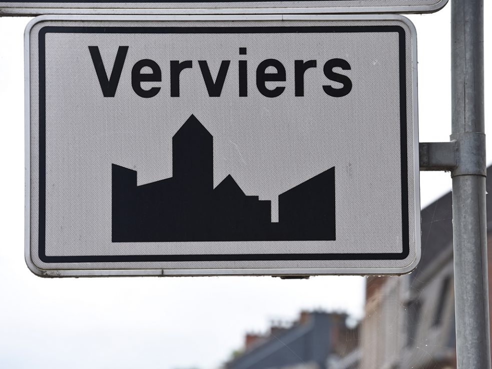 Ortsschild Verviers (Archivbild: Jean-Luc Flemal/Belga)