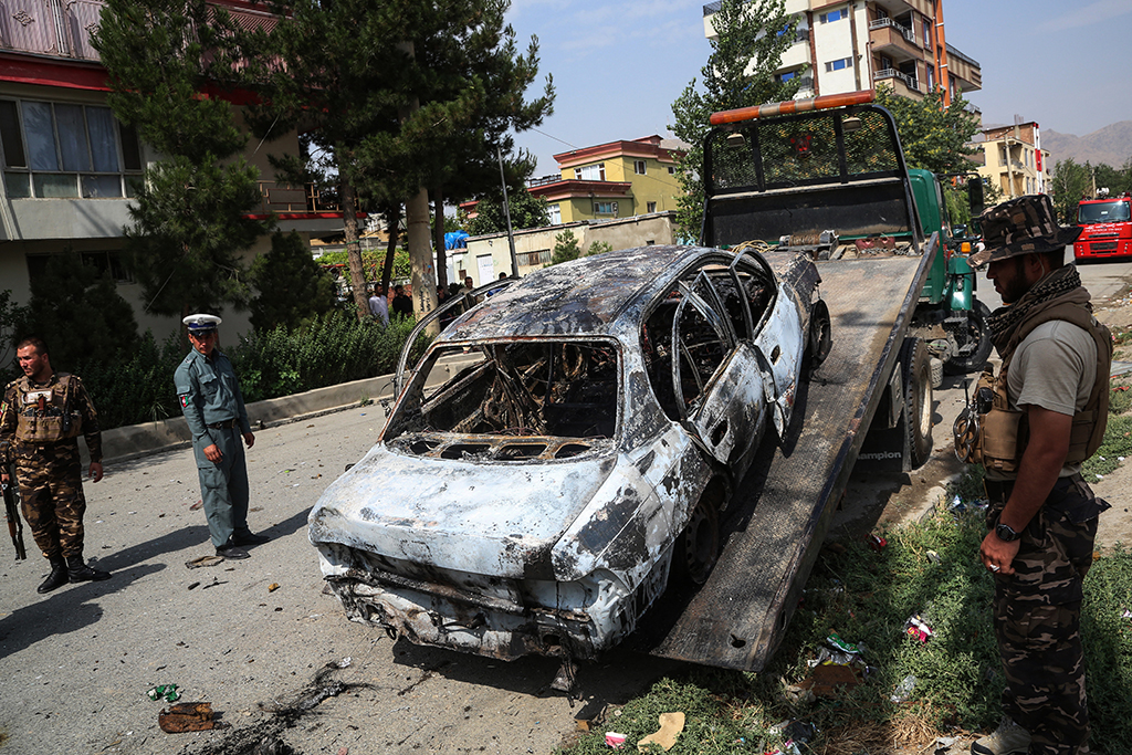 Afghanistan - Bombenschlag in Kabul (Foto: AFP)