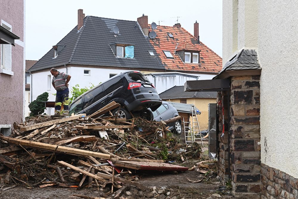 Bad Neuenahr-Ahrweiler am 16. Juli nach dem Hochwasser (Archivbild: Christof Stache/AFP)