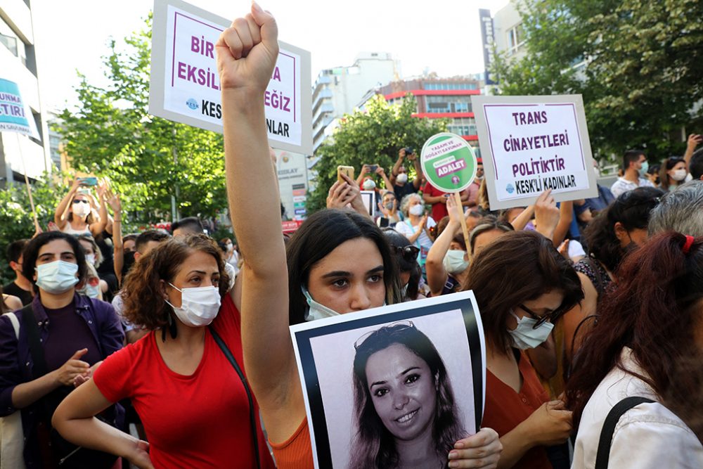 Demonstration für Frauenrechte in Ankara