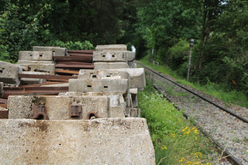 Bahnarbeiten in Raeren und Eupen (Bild: Robin Emonts/BRF)