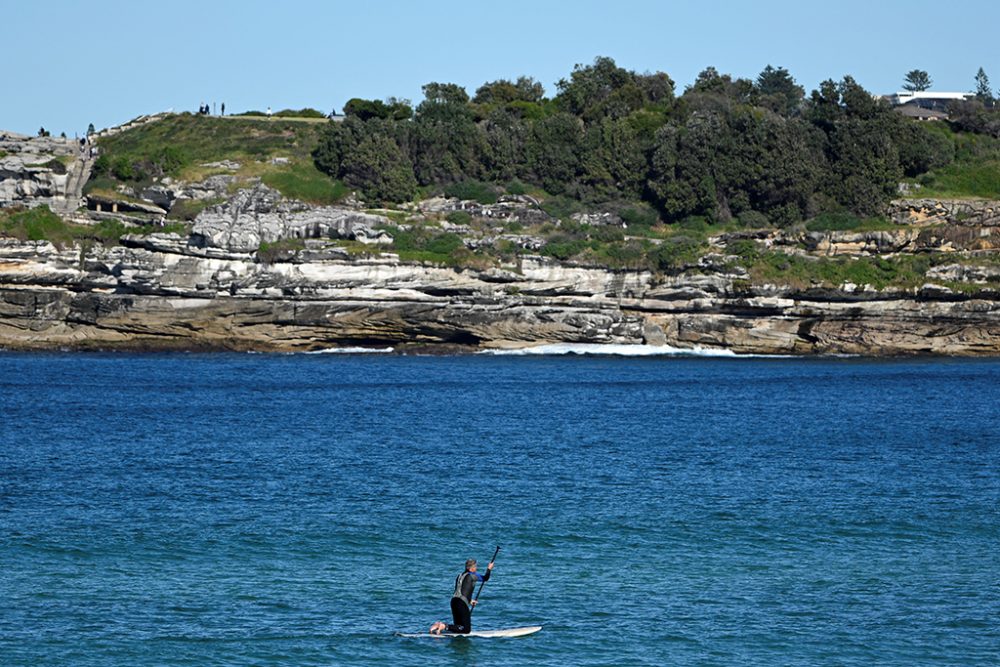 Bondi Beach im australischen Sydney am 17.6.2021 (Bild: Saeed Khan/AFP)