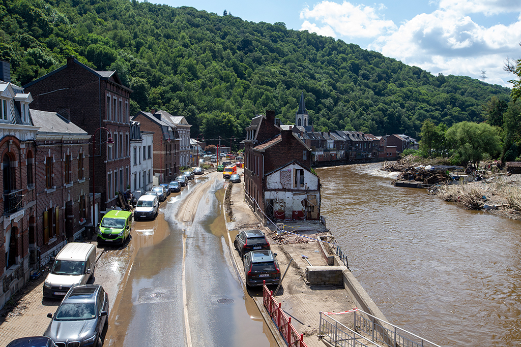 Hochwasser in Chaudfontaine (18.07.) (Archivbild: Nicolas Maeterlinck/Belga)