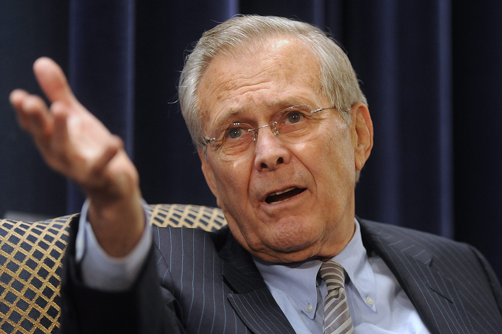 Ex-US-Verteidigungsminister Donald Rumsfeld (Bild: Michael Reynolds/EPA)