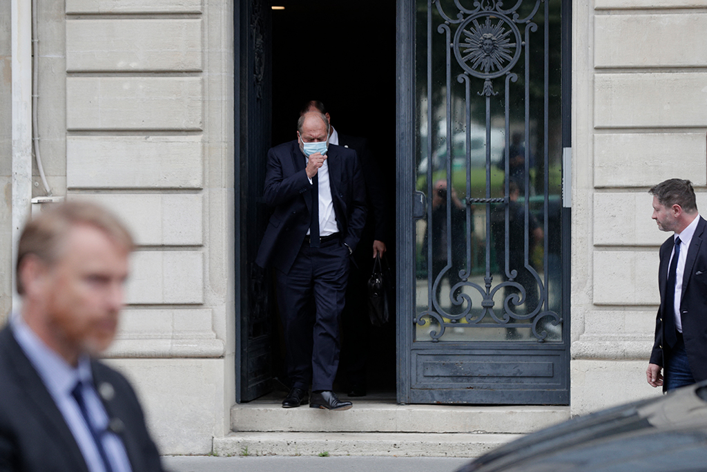 Justizminister Eric Dupond-Moretti am Freitag in Paris (Bild: Geoffroy Van Der Hasselt/AFP)