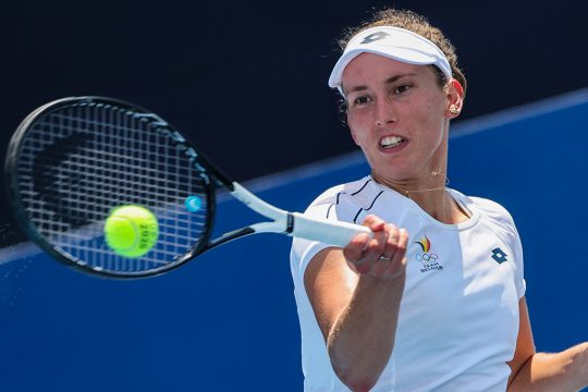 Elise Mertens ist bei Olympia bereits in der ersten Runde ausgeschieden (Bild: Giuseppe Cacace/AFP)