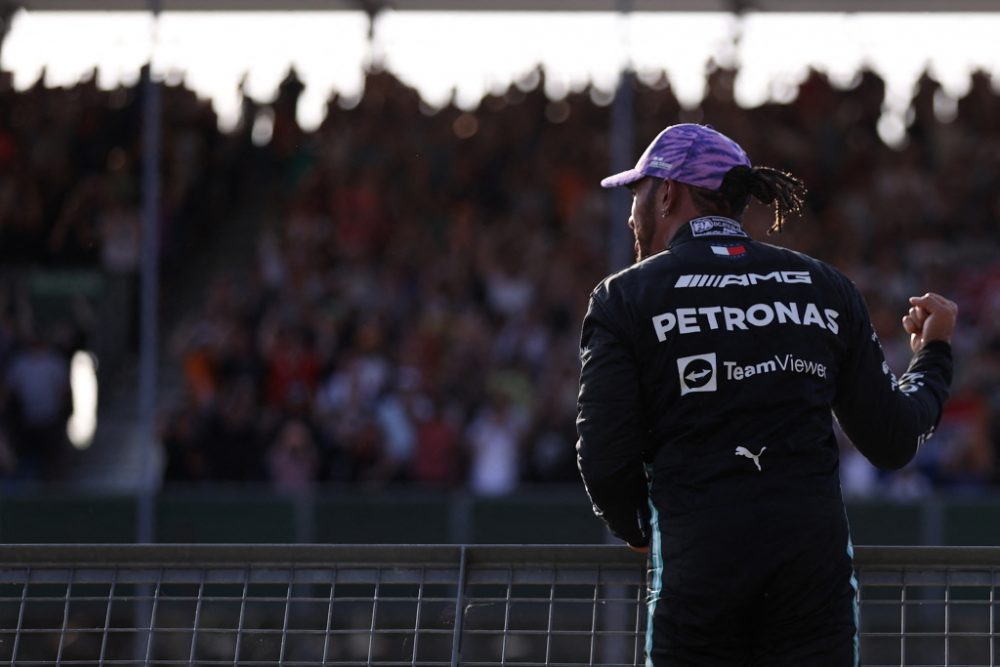 Lewis Hamilton holt sich vor eigenem Publikum die Pole (Bild: Lars Baron/AFP)