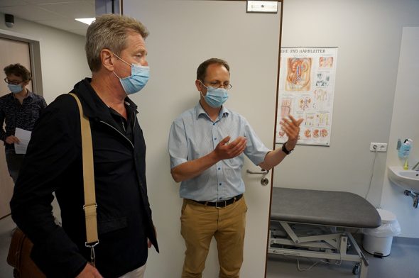 Dr. Frédéric Marenne und Dr. Marc Franckh (Bild: Stephan Pesch/BRF)