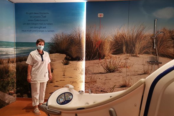 Das neue Hydrotherapie-Angebot in der Klinik St. Josef in St. Vith (Bild: Raffaela Schaus/BRF)