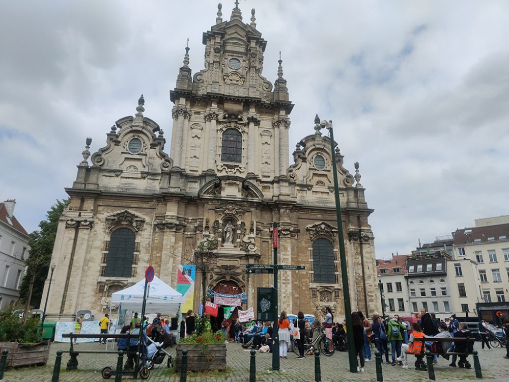 Beginenhof-Kirche in Brüssel am 1. Juli (Bild: Ophelie Delarouzee/Belga)