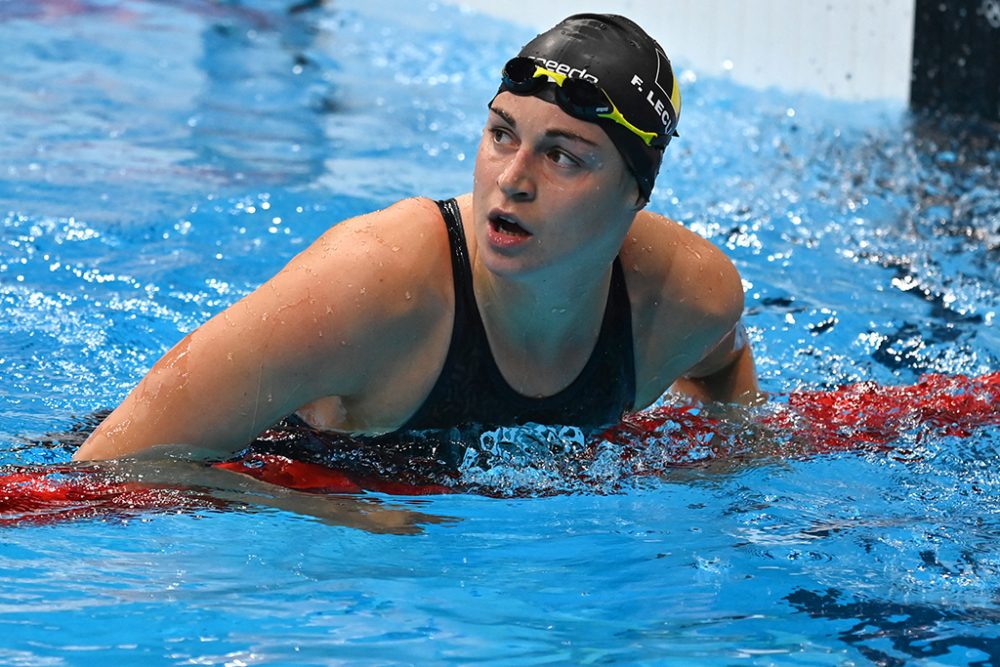 Fanny Lecluyse schwimmt bei Olympia in Tokio (Bild: Benoit Doppagne/Belga)