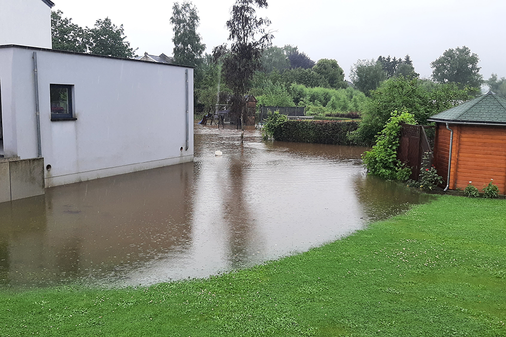Hochwasser in Lontzen (Bild: Manuel Zimmermann/BRF)