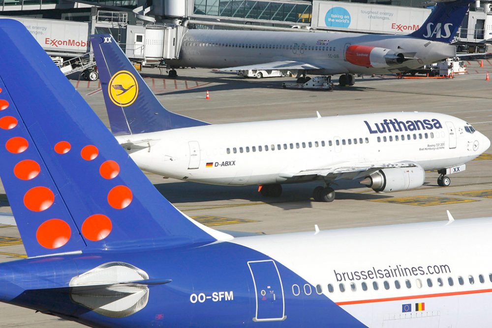 Flugzeuge von Brussels Airlines und Lufthansa (Illustrationsbild: Benoit Doppagne/Belga)