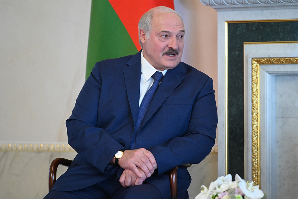 Der belarussische Staatschef Lukaschenko (Bild: Alexey Nikolsky/Sputnik/AFP)