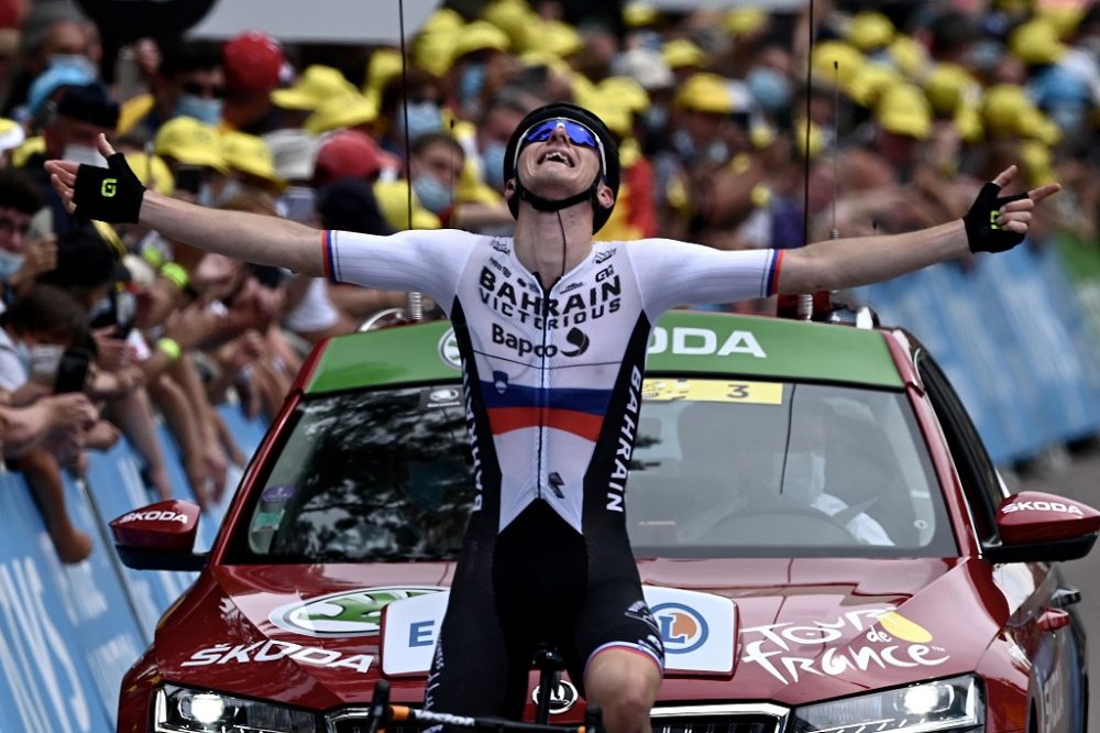 Matej Mohoric gewinnt die 7. Etappe der Tour de France (Bild: Philippe Lopez/AFP)