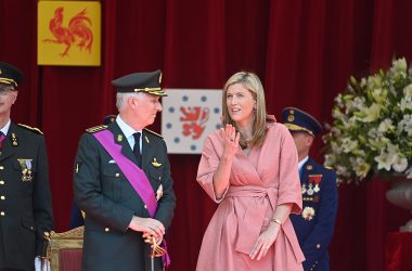 König Philippe und Innenministerin Verlinden (Bild: Laurie Dieffembacq/Belga)