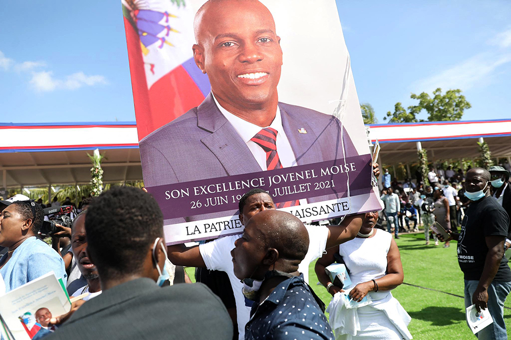 Trauerfeier für Haitis Präsident Jovenel Moïse (Bild: Valerie Baeriswyl/AFP)