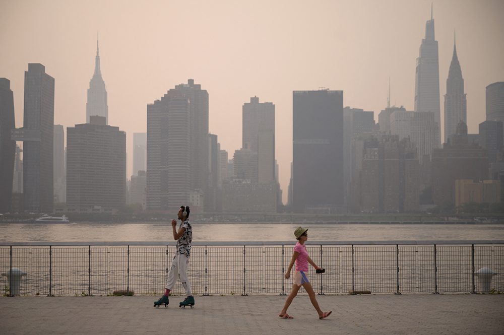 New York am 20. Juli (Bild: Ed Jones/AFP)