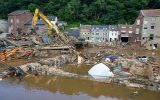 Pepinster wurde stark vom Hochwasser getroffen (Bild: Nicolas Maeterlinck/Belga)