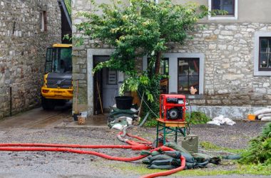 Raeren nach dem Hochwasser (Bild: Olivier Krickel/BRF)