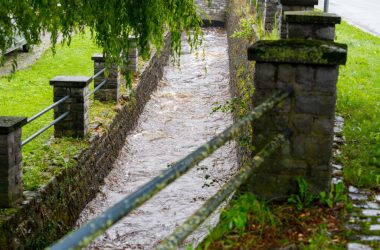 Raeren nach dem Hochwasser (Bild: Olivier Krickel/BRF)