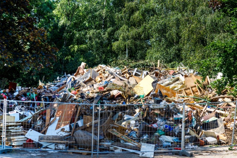 Schuttberg am Eupener Kehrweg (Bild: Olivier Krickel/BRF)