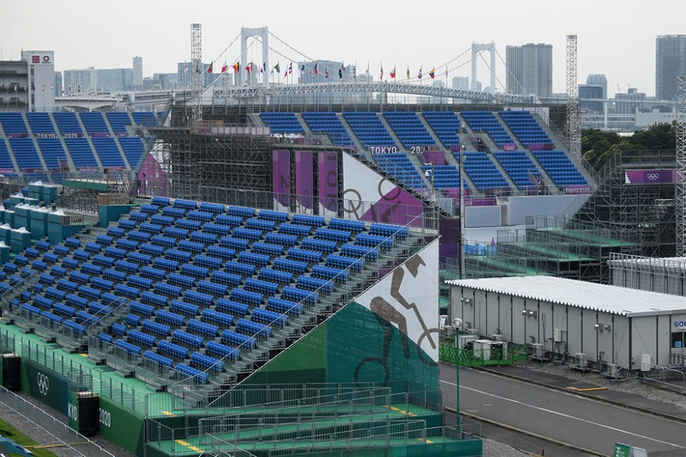 Die Tribünen in Tokio bleiben womöglich leer (Bild: Kazuhiro Nogi/AFP)