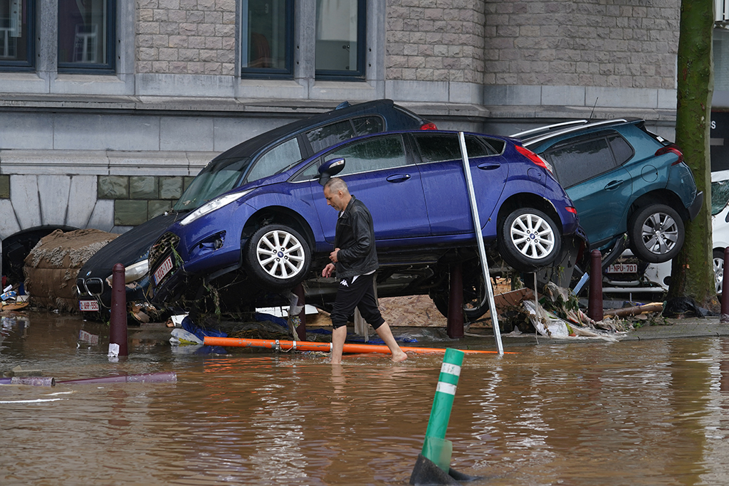 Hochwasser in Verviers (Bild: Anthony Dehez/Belga)