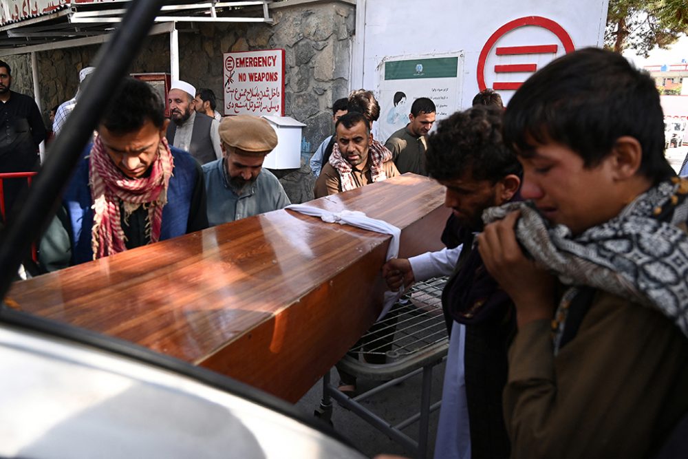 Am Tag nach den Anschlägen am Flughafen Kabul (Bild: Aamir Qureshi/AFP)