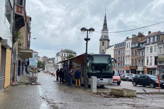 Der "Construbus" hat auch bereits Station in Verviers gemacht