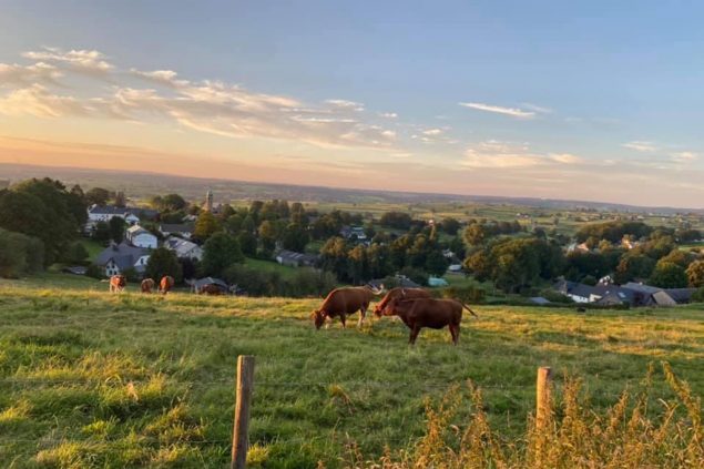 Blick vom Depertzberg auf Medell (Bild: Edith Michaelis)