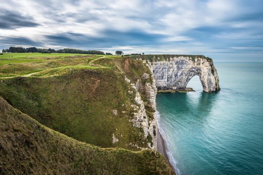 Kreidefelsen von Etretat in der Normandie