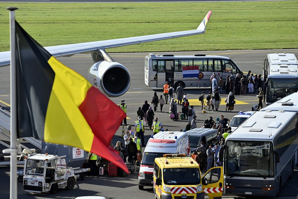 Evakuierungsaktion des belgischen Militärs im Sommer 2021 (Archivbild: Eric Lalmand/Belga)