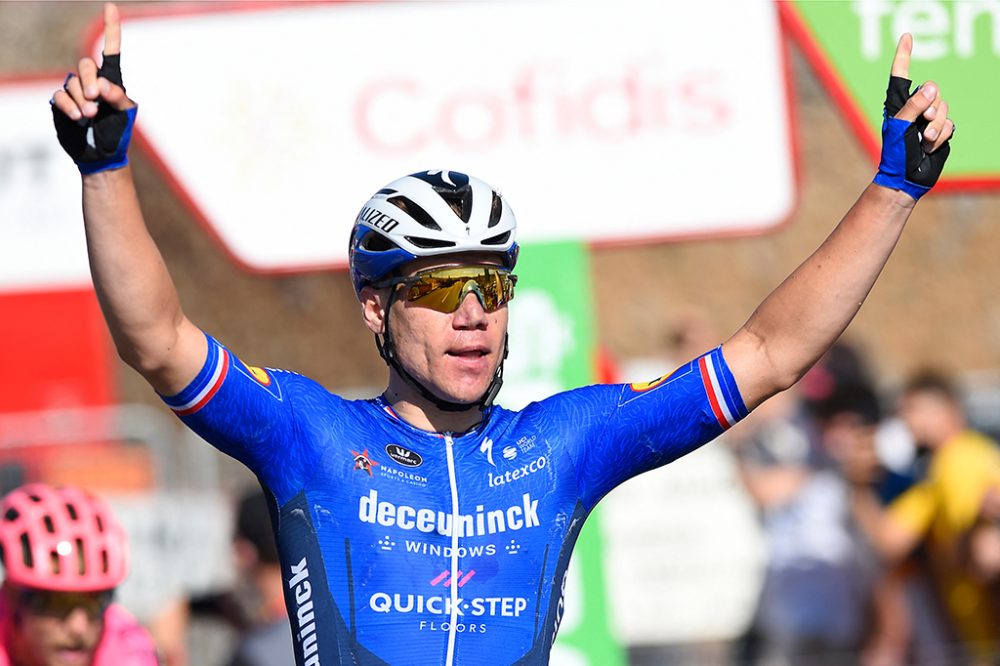 Fabio Jakobsen gewinnt die vierte Etappe der Spanien-Rundfahrt (Bild: Ander Gillenea/AFP)