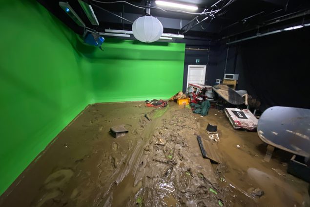 Die Filmwerkstatt nach dem Hochwasser
