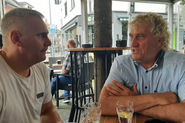 Harald Heinen und Jean Marie Pfaff (Bild: Christophe Ramjoie/BRF)