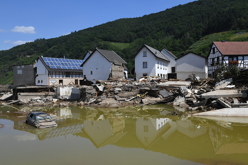Hochwasser in Rech (Rheinland-Pfalz) im Juli 2021 (Archivbild: Christof Stache/AFP)