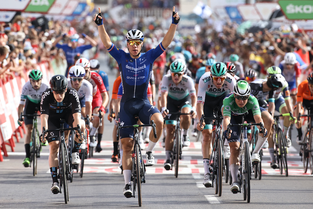 Fabio Jakobsen gewinnt die achte Etappe (Bild: Jose Jordan/AFP)