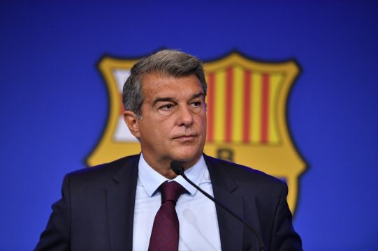 Joan Laporta, Präsident vom FC Barcelona (Bild: Pau Barrena/AFP)