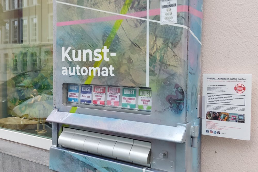 Kunstautomat in Eupen (Bild: Jana Rusch)