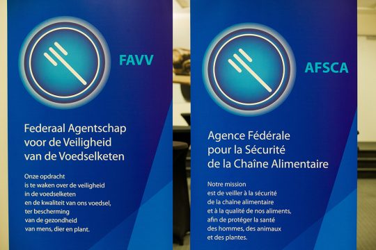 Logo AFSCA FAVV (Illustrationsbild: Nicolas Maeterlinck/Belga)