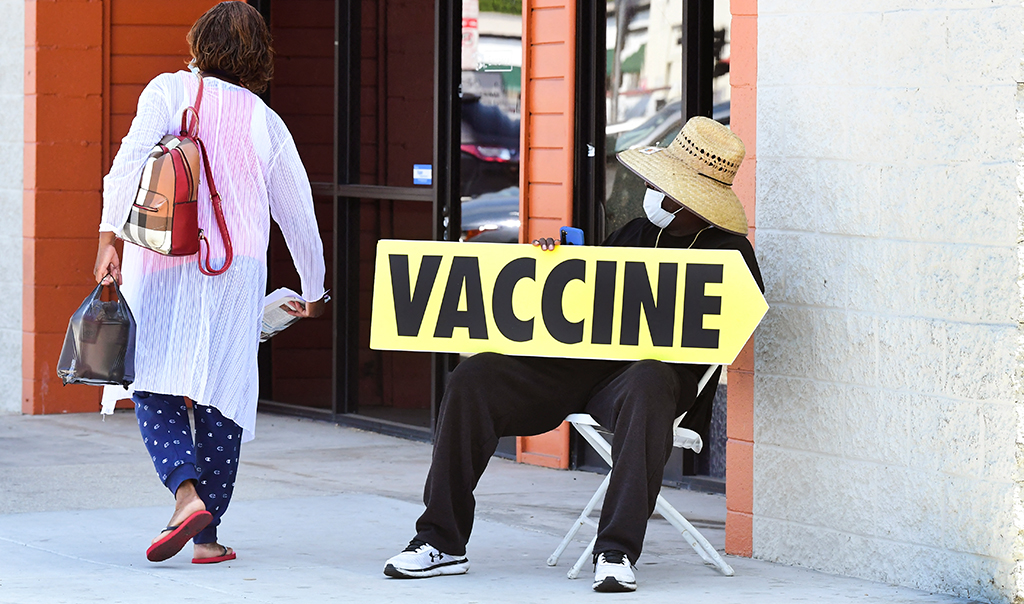 Impfzentrum Los Angeles (Bild: Frederic J. Brown/AFP)