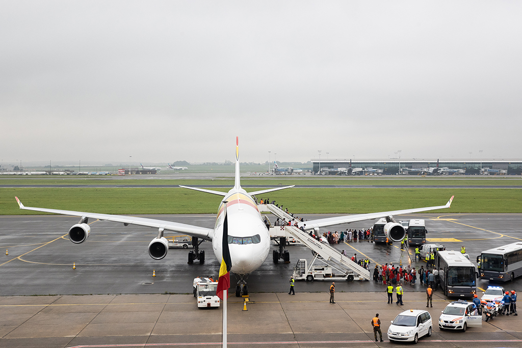 Die ersten belgischen Evakuierungsflüge sind am Montag durchgeführt worden (Archivbild: Benoît Doppagne/Belga)