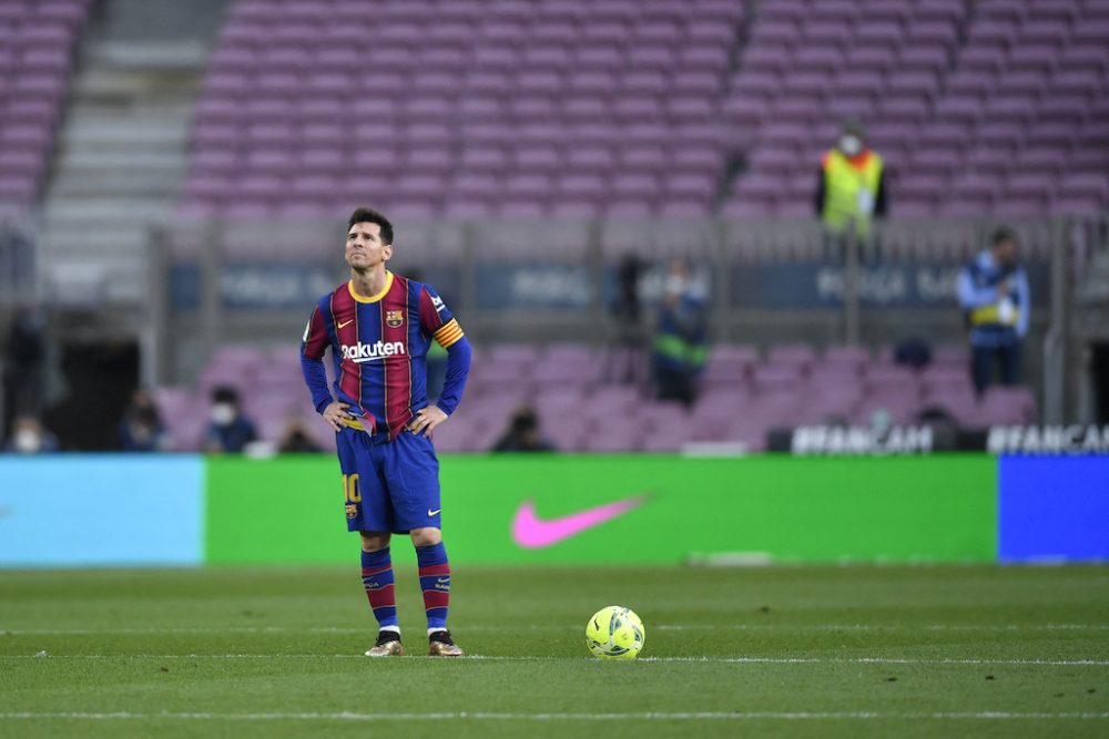 Im letzten Heimspiel der Saison gab es eine Niederlage im Camp Nou zu verkraften (Bild: Pau Barrena/AFP)